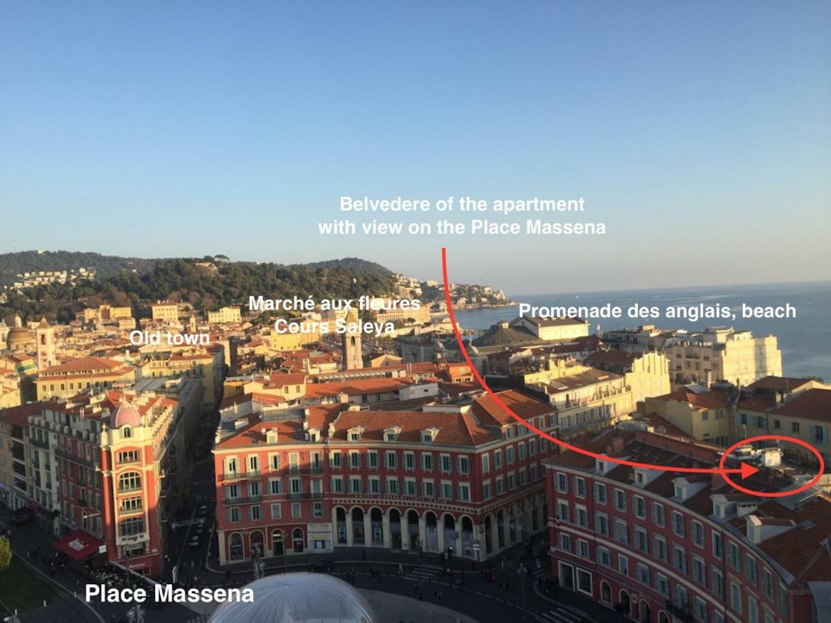 Apartment On Place Massena Nisa Exterior foto